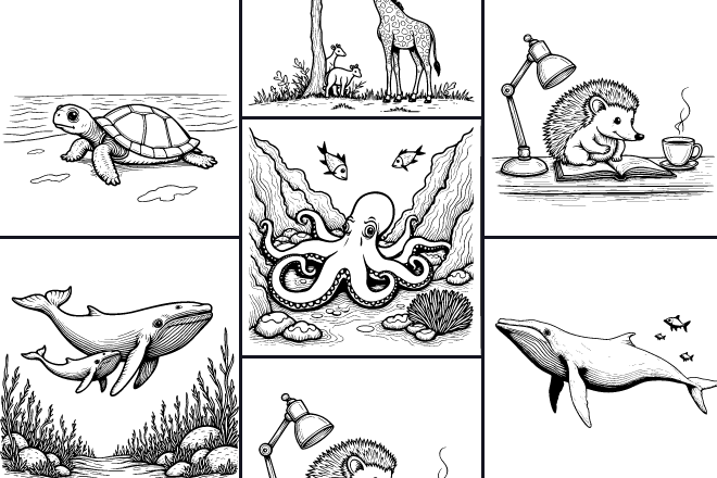 Animal Coloring Page