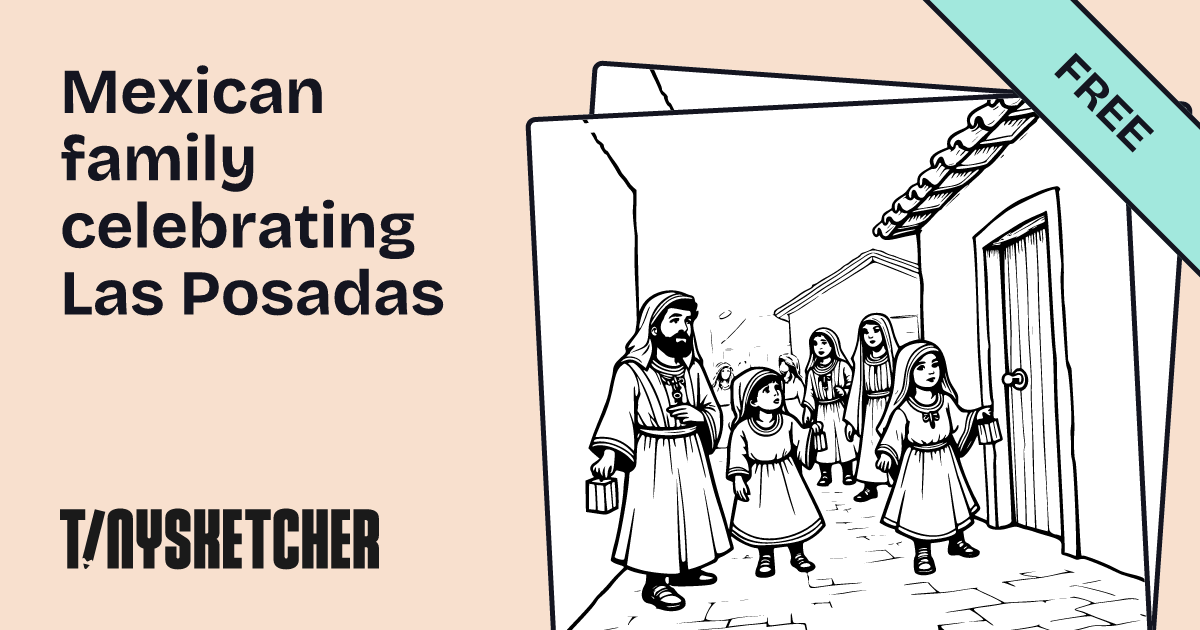 Mexican family celebrating Las - Og 